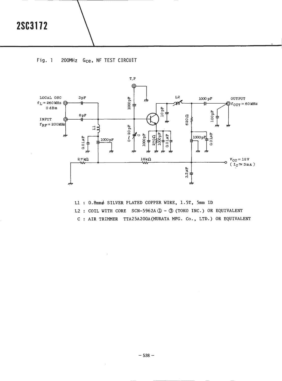 2SC3172 Hardware Setup